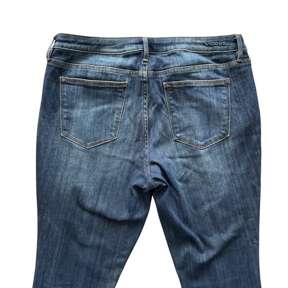 Vigoss jeans Jagger Skinny Women's Sz 16 Blue Preppy Mid Rise Ankle essential - Picture 15 of 16